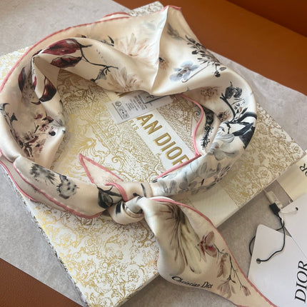 DIOR 26S SCARF 110CM IN SILK 262833