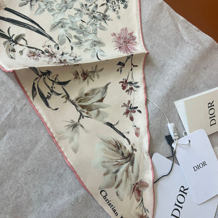 DIOR 26S SCARF 110CM IN SILK 262833