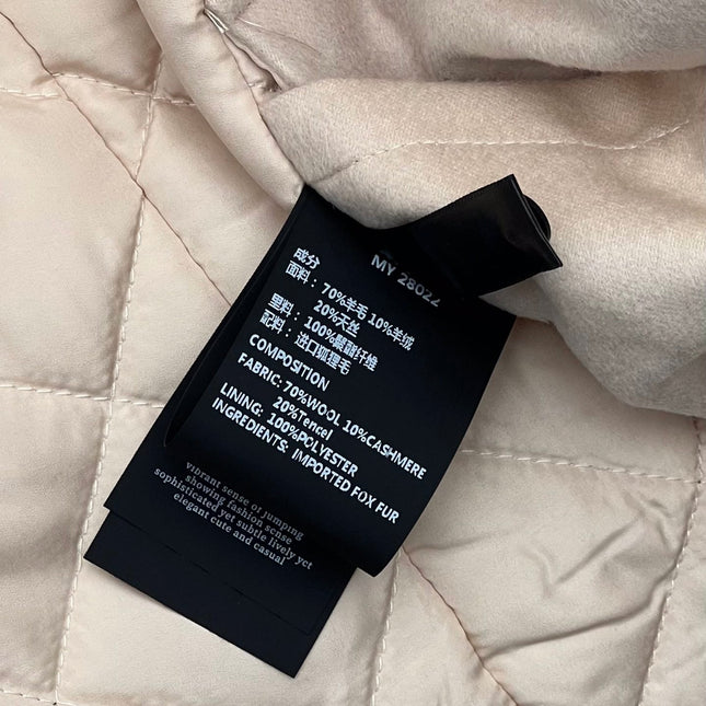 LP 26S FUR-COLLAR KNIT JACKET 470