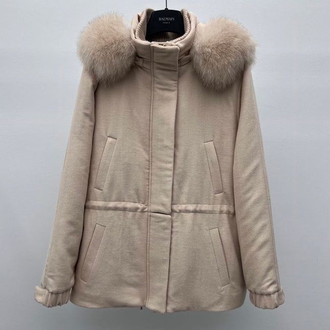 LP 26S FUR-COLLAR KNIT JACKET 470