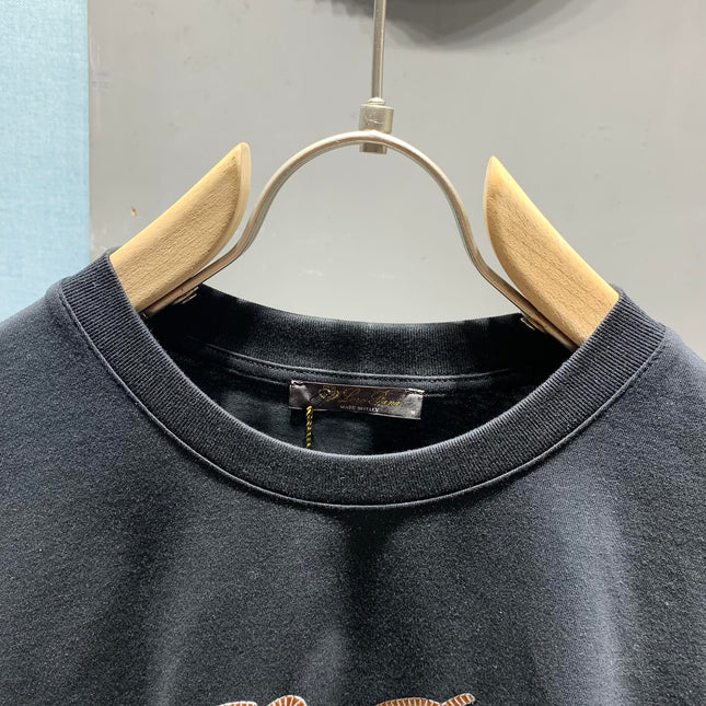 LORO PIANA 26S EMBROIDERED T-SHIRT 746
