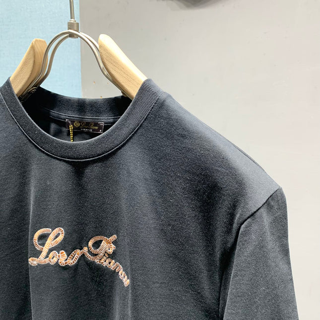 LORO PIANA 26S EMBROIDERED T-SHIRT 746