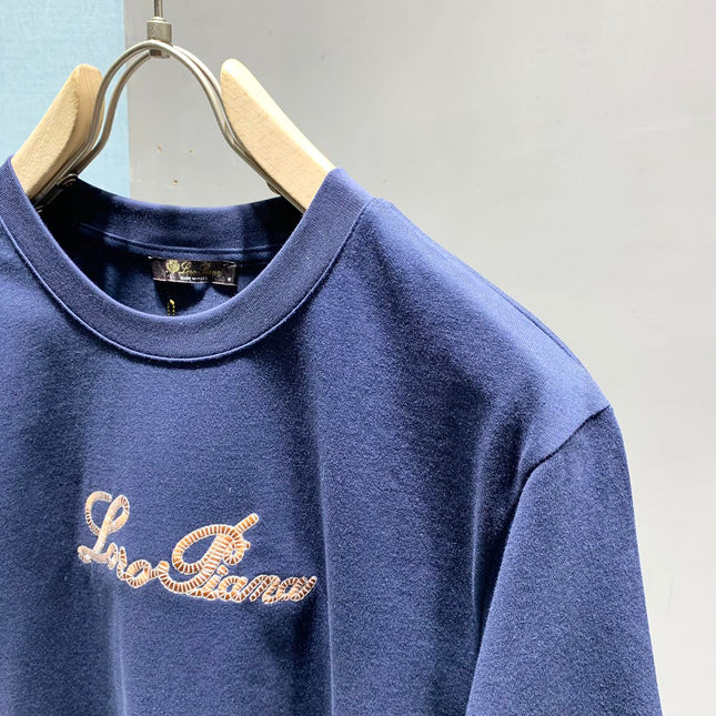 LORO PIANA 26S EMBROIDERED T-SHIRT 745
