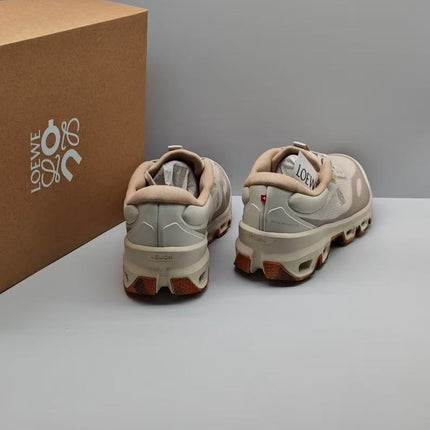 LOEWE X ON CLOUDTILT 2.0 SNEAKER IN IVORY MESH & RUBBER