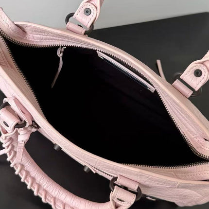 BALENCIAGA 26S LE CITY BAG SMALL 30 IN LIGHT PINK CALFSKIN