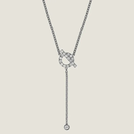 FINESSE SILVER DIAMOND NECKLACE