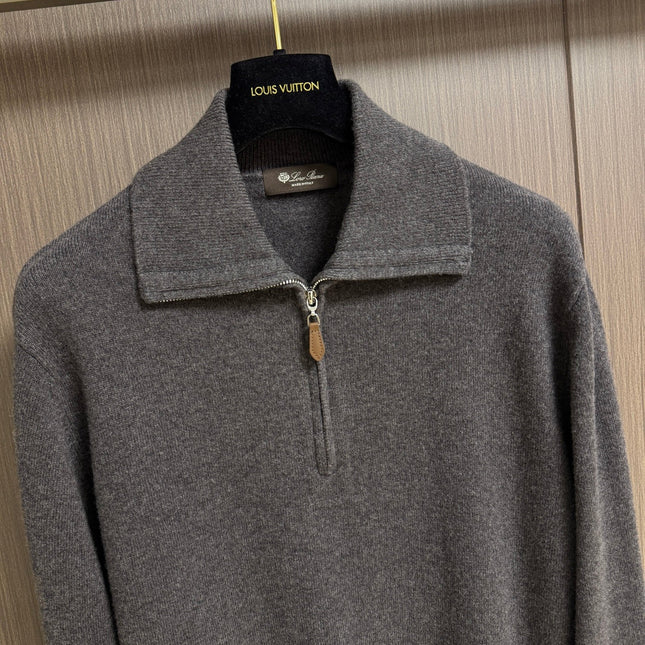 LP 26S ZIP NECK KNIT SWEATER 428