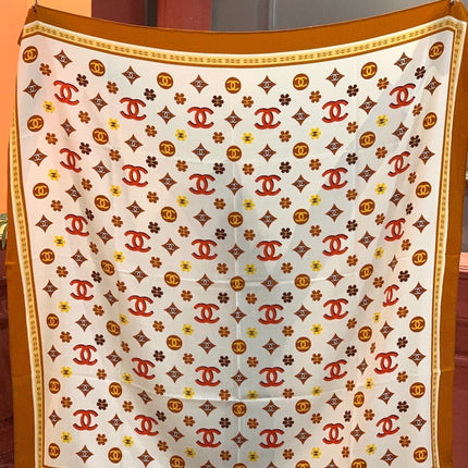 CHANEL 26S SCARF 140 IN CASHMERE AND SILK 306121