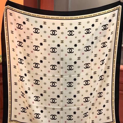 CHANEL 26S SCARF 140 IN CASHMERE AND SILK 306122