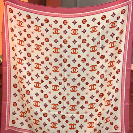 CHANEL 26S SCARF 140 IN CASHMERE AND SILK 306123