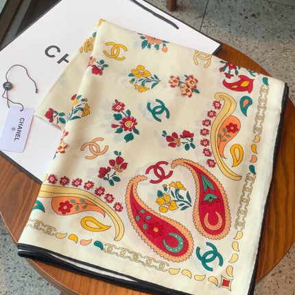 CHANEL 26S SCARF 135 IN CASHMERE AND SILK 306130