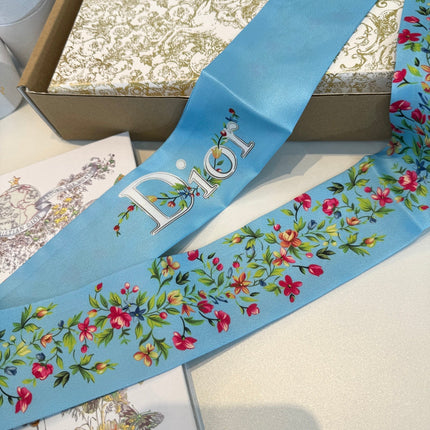 DIOR 26S SCARF 100CM IN SILK 304031