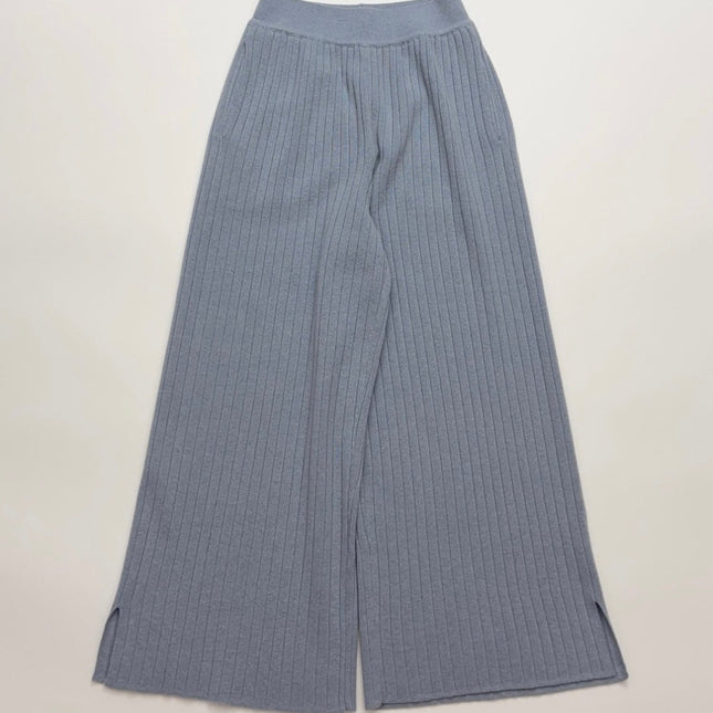 LORO PIANA 26S KNIT FLARED PANTS 768