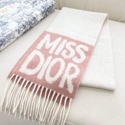 DIOR 26S SCARF 140CM IN CASHMERE 130108