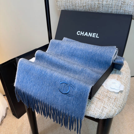 CHANEL 26S SCARF 180 IN CASHMERE 509062