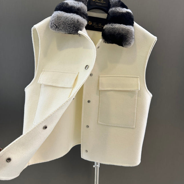LP 26S FUR-COLLAR VEST 594
