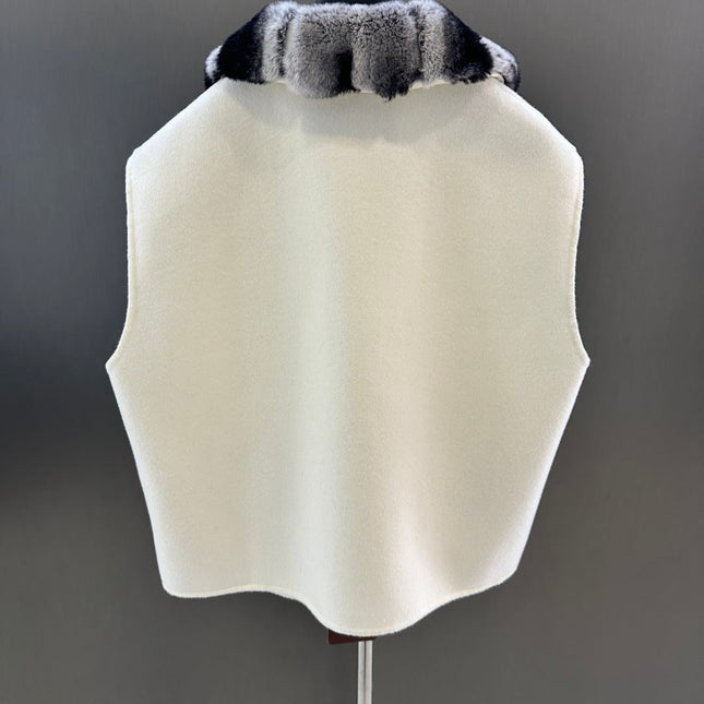 LP 26S FUR-COLLAR VEST 594
