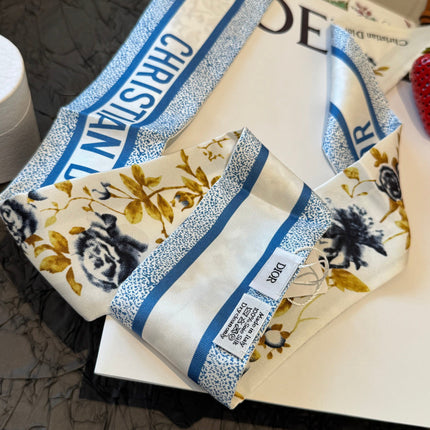 DIOR 26S SCARF 100CM IN SILK 309535