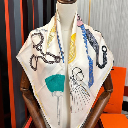 HERMES 26S SCARF 90 IN SILK 492532