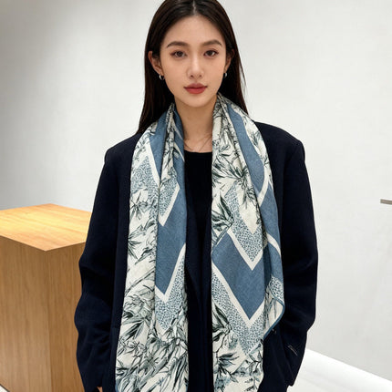DIOR 26S SCARF 140CM IN CASHMERE SILK 119156