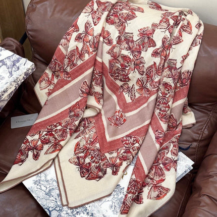 DIOR 26S SCARF 135CM IN CASHMERE SILK 126117