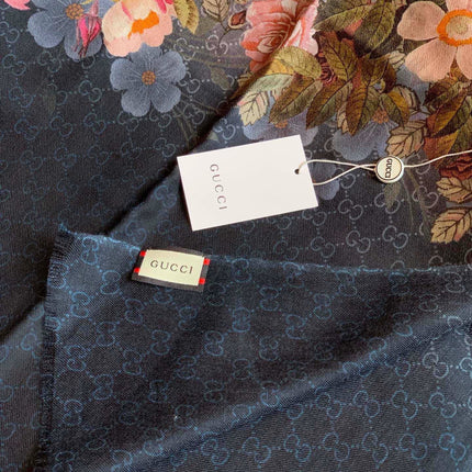 GUCCI 26S SCARF 200 IN CASHMERE AND SILK 306108