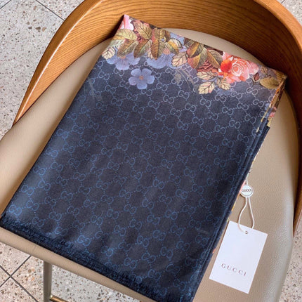 GUCCI 26S SCARF 200 IN CASHMERE AND SILK 306108