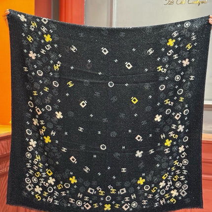 CHANEL 26S SCARF 200 IN CASHMERE AND SILK 307226
