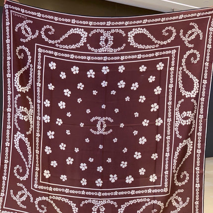 CHANEL 26S SCARF 135 IN CASHMERE AND SILK 309372