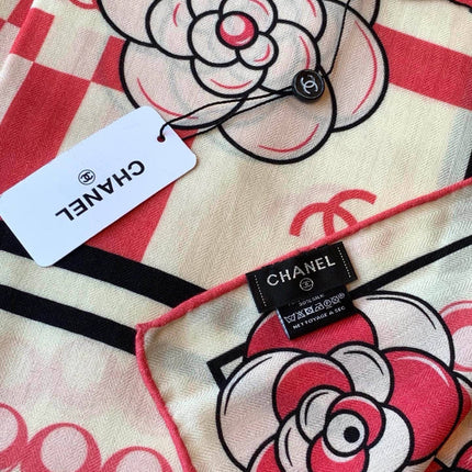 CHANEL 26S SCARF 135 IN CASHMERE AND SILK 309894