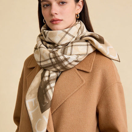 CHANEL 26S SCARF 135 IN CASHMERE AND SILK 309899
