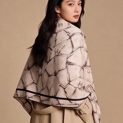 CHANEL 26S SCARF 135 IN CASHMERE AND SILK 309913