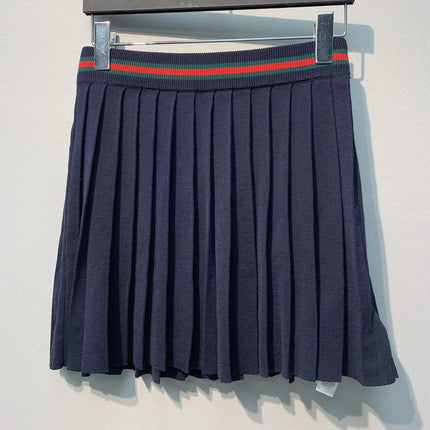 26S PLEATED KNIT MINI SKIRT 566