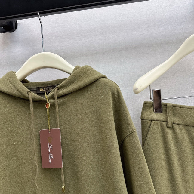 LORO PIANA 26S SWEATSHIRT & TAPERED PANTS SET 715