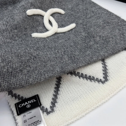 CHANEL 26S SCARF 200 IN WOOL AND CASHMERE 511103