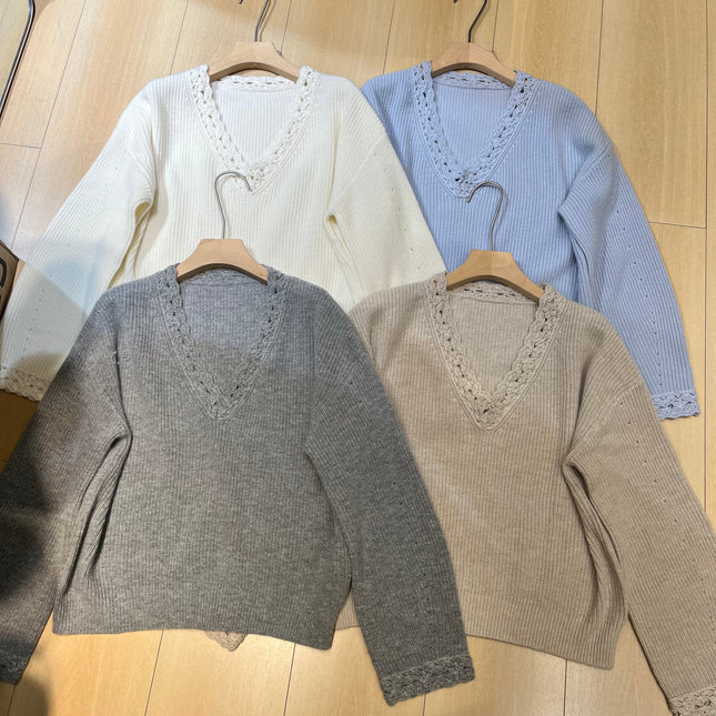 LP 26S V-NECK CASHMERE SWEATER 633