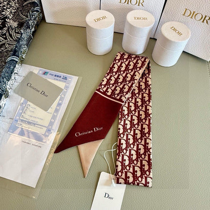 DIOR 26S SCARF 105CM IN SILK 297751