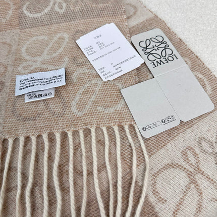 LOEWE 26S SCARF 200 IN CASHMERE 126268