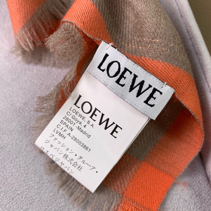 LOEWE 26S SCARF 110 IN CASHMERE 490974