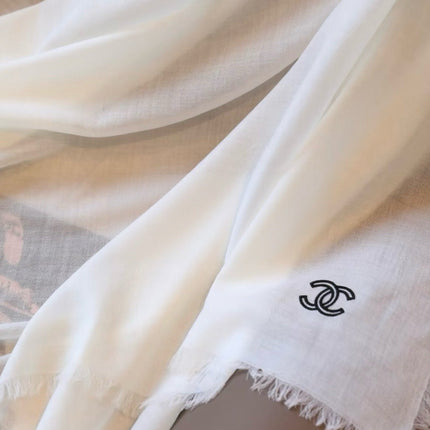 CHANEL 26S SCARF 200 IN CASHMERE 509144