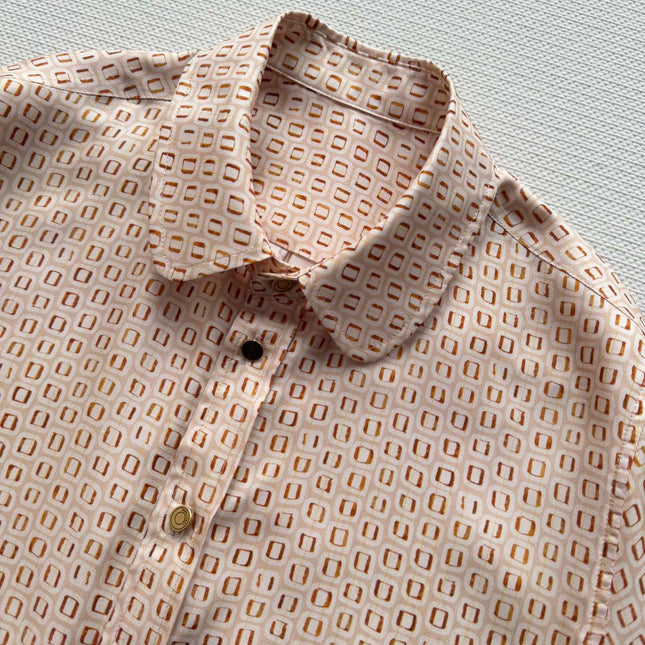LORO PIANA 26S LONG SLEEVE SILK SHIRT 821