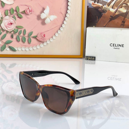 CELINE 26S ANGULAR V SHAPED FRAME IN ACETATE 499059