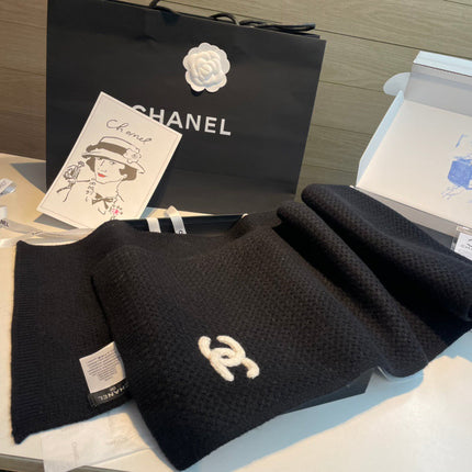 CHANEL 26S SCARF 170 IN CASHMERE 509089