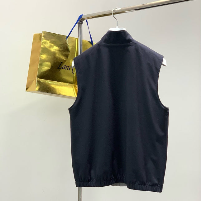 LORO PIANA 26S REVERSIBLE ZIP UP VEST 740