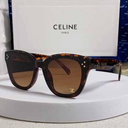 CELINE 26S SQUARE FRAME IN TORTOISESHELL ACETATE 496508