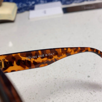 CELINE 26S SQUARE FRAME IN TORTOISESHELL ACETATE 496508