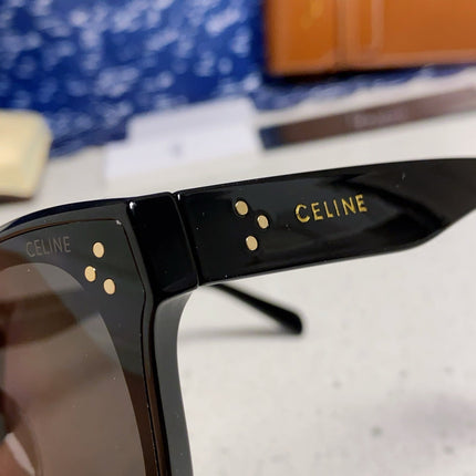 CELINE 26S SQUARE FRAME IN BLACK ACETATE 496509