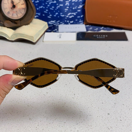 CELINE 26S OCTAGONAL FRAME IN METAL 502865