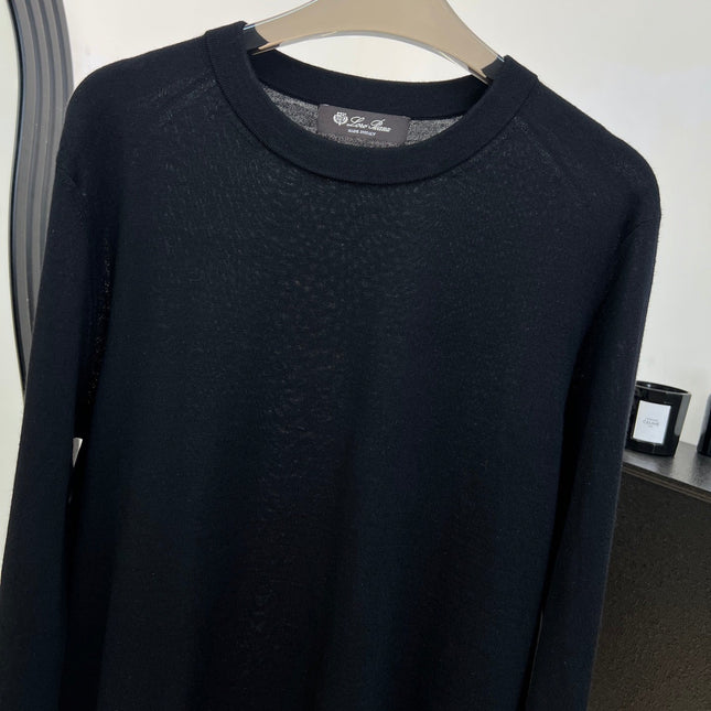 LORO PIANA 26S LONG SLEEVE CREW NECK SWEATER 663
