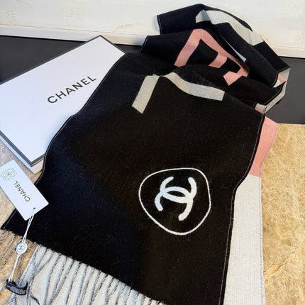 CHANEL 26S SCARF 200 IN CASHMERE 509076
